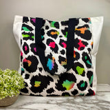 Tote Bag - Books - Colorful Animal Print