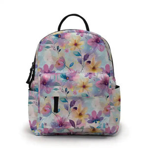 Mini Backpack - Pastel Pink Floral