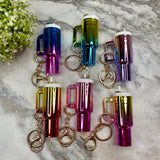 Keychain - Tumbler - Metallic Mix