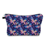 Pouch - Rainbow Dragonfly Butterfly