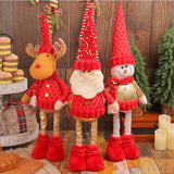Telescopic Standing Christmas Decor - Red