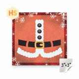The Sticky Note Collection - Christmas Santa Snowflake