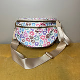 The Roni Nylon Crossbody - Animal Print Multicolor