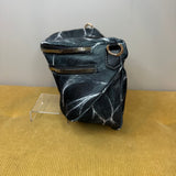 The Roni Nylon Crossbody - Grey Waves