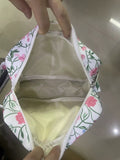 Rectangle Zip Pouch - Floral - PREORDER