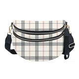 The Roni Nylon Crossbody - Plaid Stripe