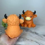 Squishy Toy - Jumbo Highland Cow- PREORDER
