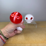 Squishy Toy - Halloween - Skull Head + Worms