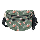 The Roni Nylon Crossbody - Sage Green Star Roses