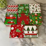 Christmas Gift Box with Crinkle Paper - Extra Small