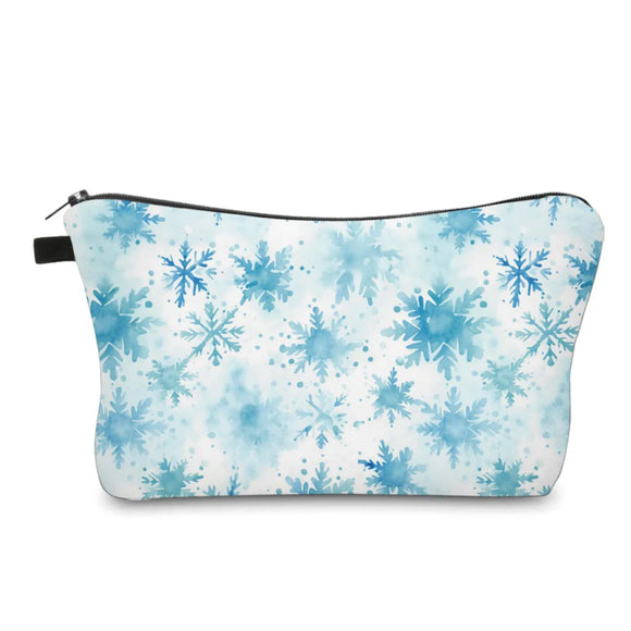 Pouch - Christmas Snowflake 4 - Aqua