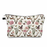 Pouch - Western Skull Cactus Floral