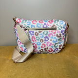 The Roni Nylon Crossbody - Animal Print Multicolor