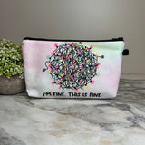 Pouch - Holiday Christmas - I’m Fine