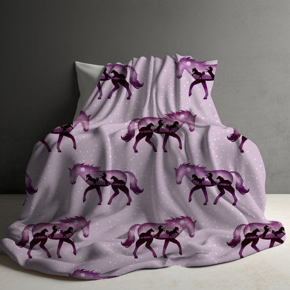 Blanket - Horse, Purple Moon