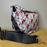 The Roni Nylon Crossbody - Cardinal