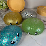 Squishy Toy - XL Jumbo Dumpling, Quick Squeeze Glitter