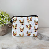 Mini Pouch - Christmas Plaid Reindeer