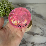 Squishy Toy - Viral Dumpling, Slow Rise Glitter #2 - Pink