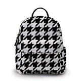 Pouch & Mini Backpack Set - Houndstooth
