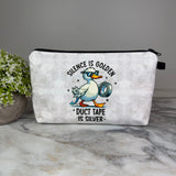 Pouch - Humor, Silence Duct Tape
