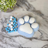 Squishy Toy - Giant Paw Taba - Blue White
