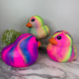 Squishy Toy - Rubber Duck, Jumbo Tie Dye