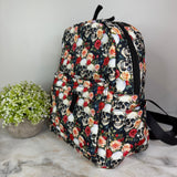 Mini Backpack - Halloween - Skull Roses