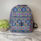 Mini Backpack - Bold Purple Orange Pink Tie Dye