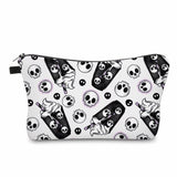 Pouch - Halloween Fall - Black & White Coffee Skull