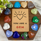 You Are A Gem - Card & Heart Stone - PREORDER