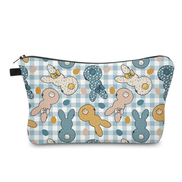 Pouch - Easter - Plaid Bunny