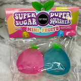 Super Duper Sugar Squisher Toy - Mini Fruits 2 Pack