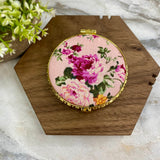 Compact Mirror - Pink Floral