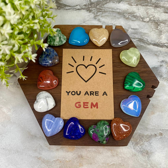 You Are A Gem - Card & Heart Stone - PREORDER