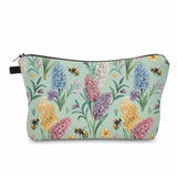 Pouch - Bees Hydrangea on Mint