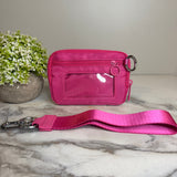 Rue - Nylon Wristlet Wallet - Hot Pink