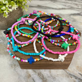 Bracelet - Tiny Bead - Religious Cross Mix