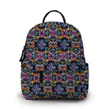 Mini Backpack - Bold Purple Orange Pink Tie Dye