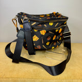 The Roni Nylon Crossbody - Softball on Black