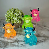 Squishy Toy - Glitter Highland Cow - PREORDER