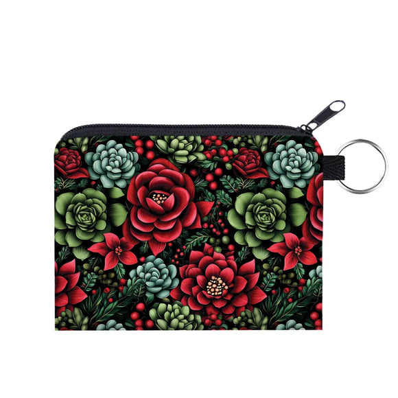 Mini Pouch - Christmas 2024 - Floral Berries - PREORDER