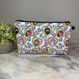 Pouch - Cat, Paw Heart Meow Pastel
