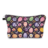 Pouch - Easter - Eggs Bows on Eggplant