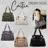Caitlin Handbag - Corduroy Solid