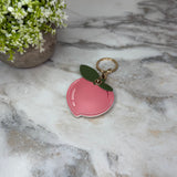 Keychain - Faux Leather Fruit