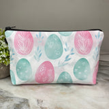 Pouch - Easter - Eggs Pink Mint