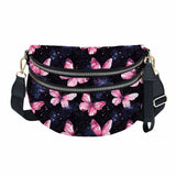 The Roni Nylon Crossbody - Butterfly Pink Galaxy