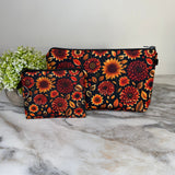 Bundled Set - Moody Crimson Floral