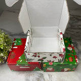 Christmas Gift Box with Crinkle Paper - Extra Small